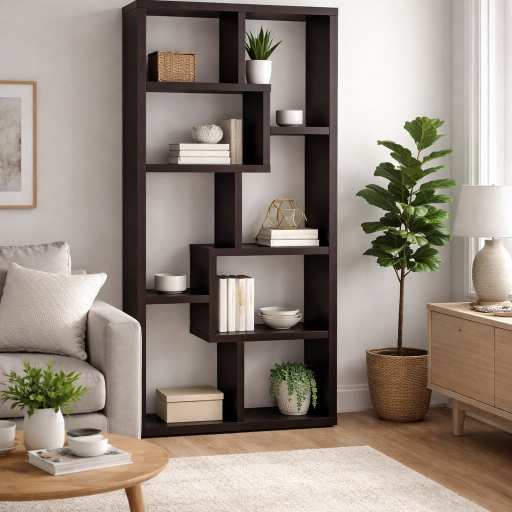 Coaster 800264 Cappuccino Bookshelf