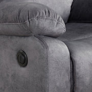Milton 8101 Blue Gray Fabric Recliner