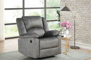 Milton 8102 Gray Fabric Electric Recliner
