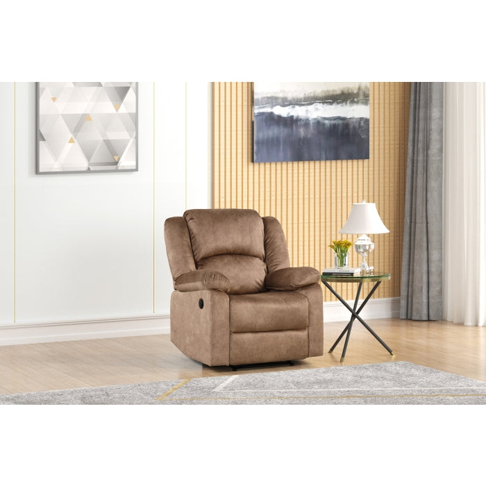Milton 8103 Tan Fabric Electric Recliner