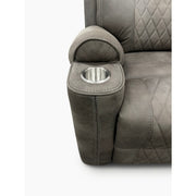 Milton 8306-RECL Gray High Performance Manual Rocking Recliner w/ Cup Holders
