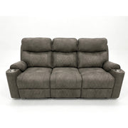 Milton 8306-SOFA Gray High Performance Manual Rocking Sofa w/ Drop Down Tray
