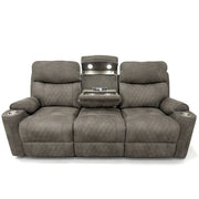 Milton 8306-SOFA Gray High Performance Manual Rocking Sofa w/ Drop Down Tray