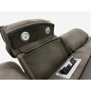Milton 8306-SOFA Gray High Performance Manual Rocking Sofa w/ Drop Down Tray