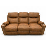 Milton 8307-SOFA Brown High Performance Manual Rocking Sofa w/ Drop Down Tray