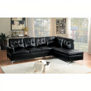 Homelegance 8378BLK Barrington Black Sectional ( 2 Boxes )