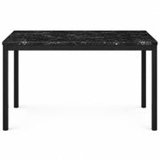 Homelegance 2601BK-48*5S1 Tempe Black Faux Marble 5pc Dining Set