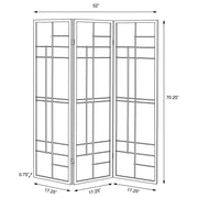 Coaster 900110 Katerina Cherry 3-Panel Room Divider Folding Shoji Screen