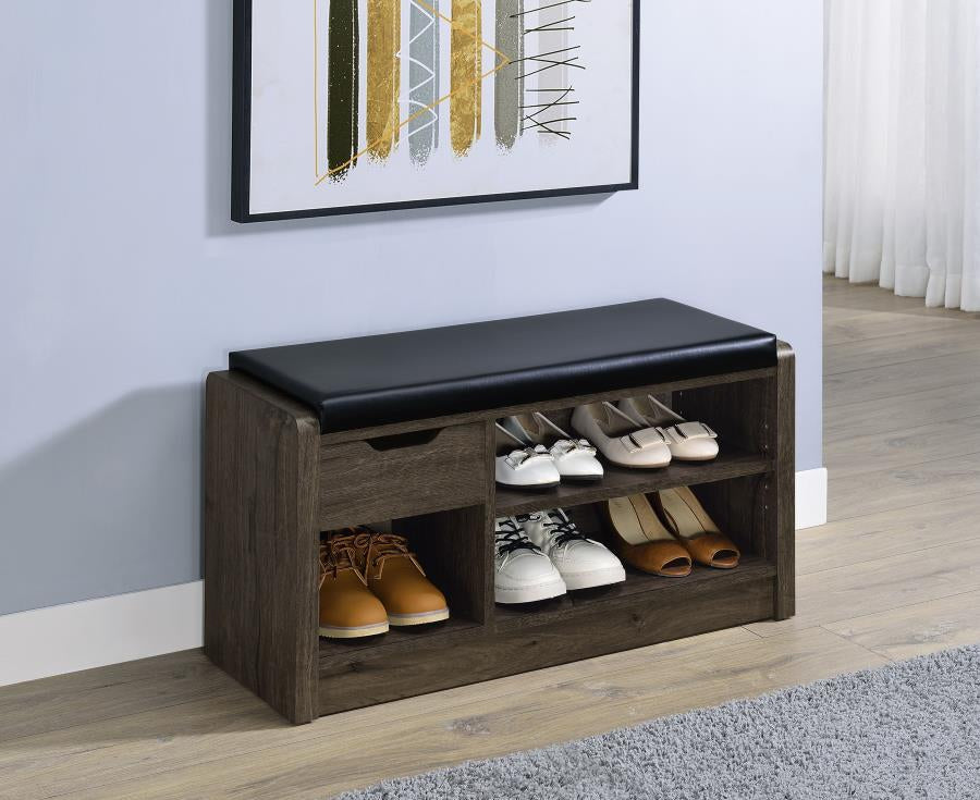 Coaster 910321 Arrington Smoked Oak Storage Bench