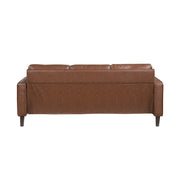 Homelegance 9203CHC-3 Malcolm Chocolate Faux Leather Sofa