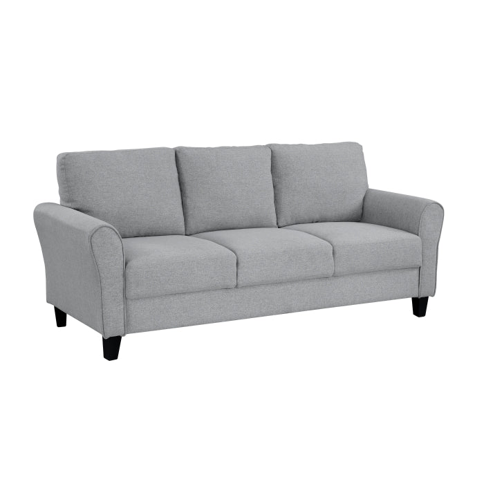 Homelegance 9209DG-3 Ellery Dark Gray Chenille Sofa