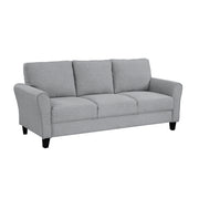 Homelegance 9209DG-3 Ellery Dark Gray Chenille Sofa