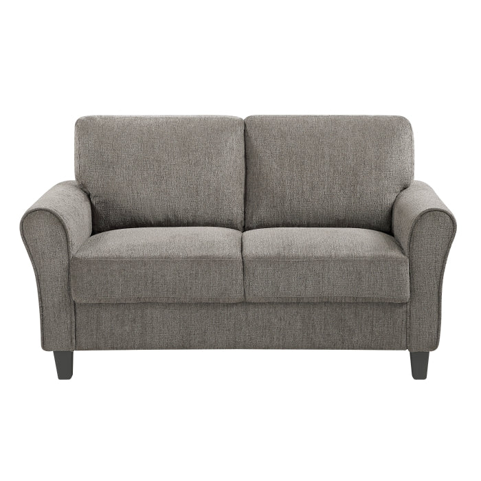 Homelegance 9209NFPT-2 Ellery Brown Chenille Loveseat