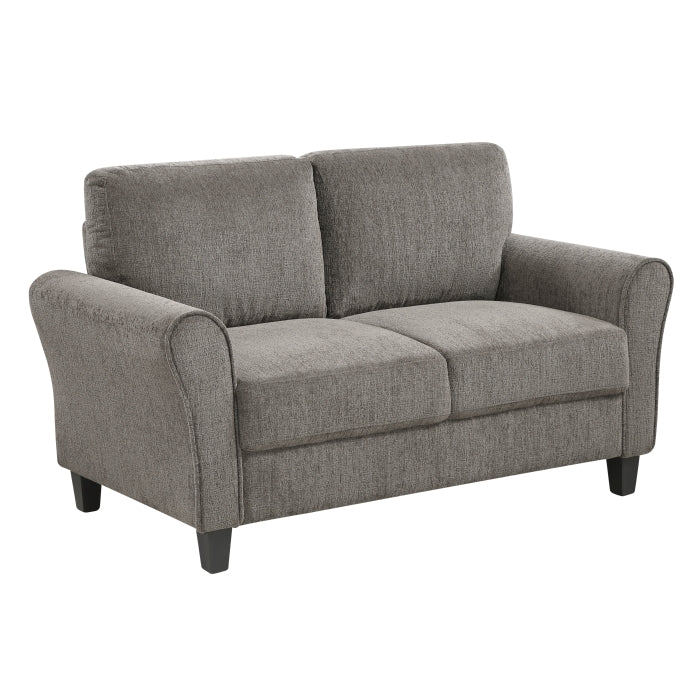 Homelegance 9209NFPT-2 Ellery Brown Chenille Loveseat