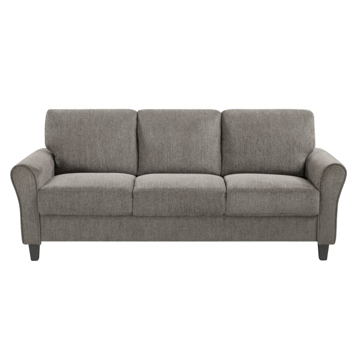 Homelegance 9209NFPT Ellery Brown Chenille Sofa Loveseat Set