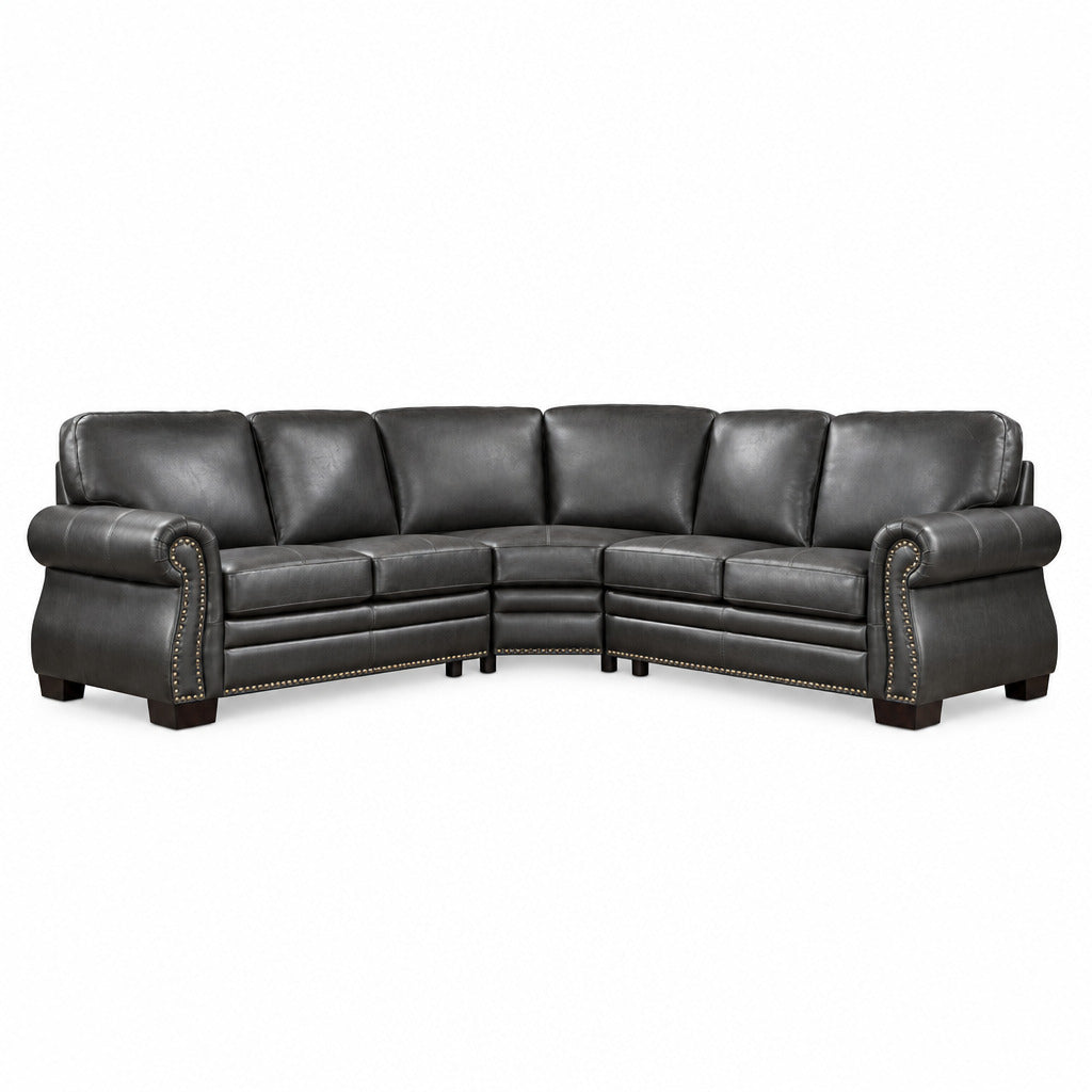 Homelegance 9289DB*SC Wareham Leather Sectional ( 3 Pieces )