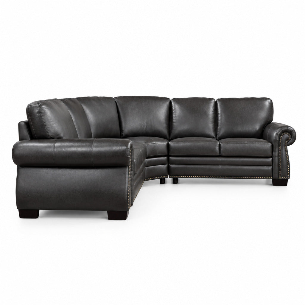Homelegance 9289DB*SC Wareham Leather Sectional ( 3 Pieces )