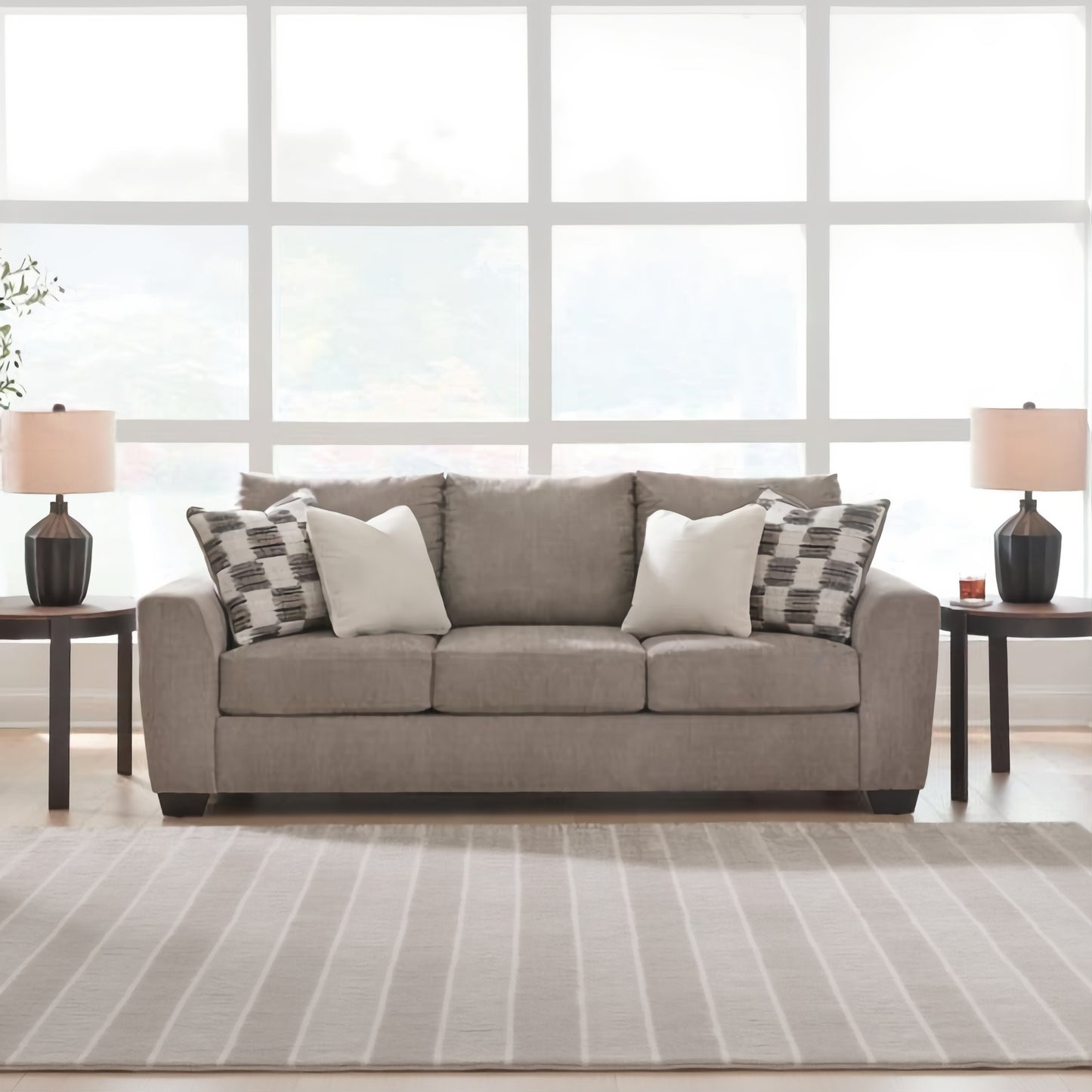 Ashley 6310235 / 6310238 Loreo Truffle Sofa Loveseat Set