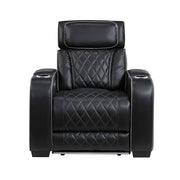 Homelegance 9516BLK-1PWH Fairway Black Power Reclining Chair w/ Power Headrest