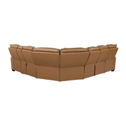 Homelegance 9516BRWS*33L2RCNPWH Fairway Brown 3-Piece Power Reclining Sectional