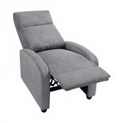 Homelegance 9588DGY-1PB Parsons Dark Gray Push Back Recliner