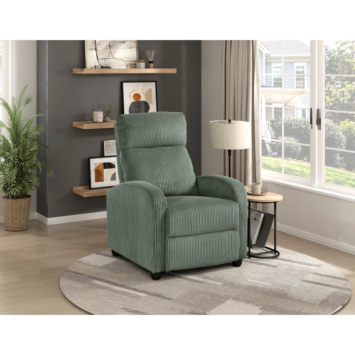 Homelegance 9588GRN-1PB Parsons Green Push Back Recliner