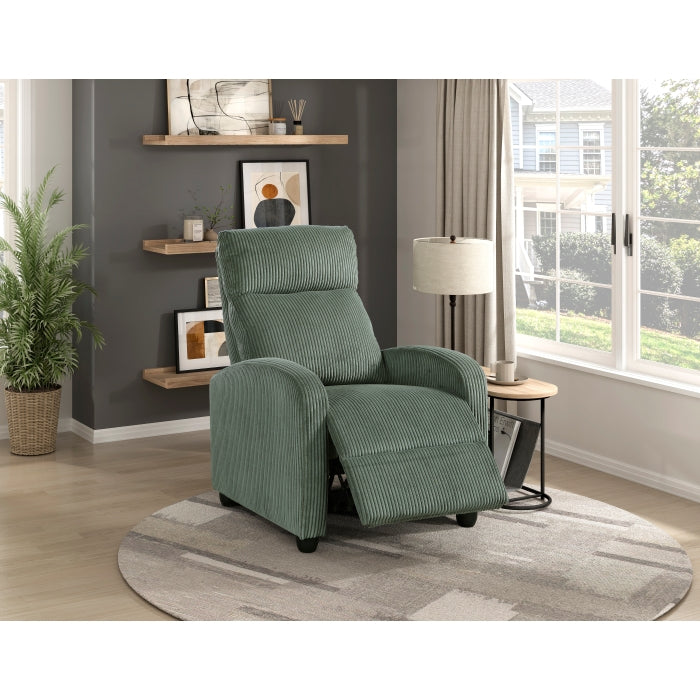 Homelegance 9588GRN-1PB Parsons Green Push Back Recliner