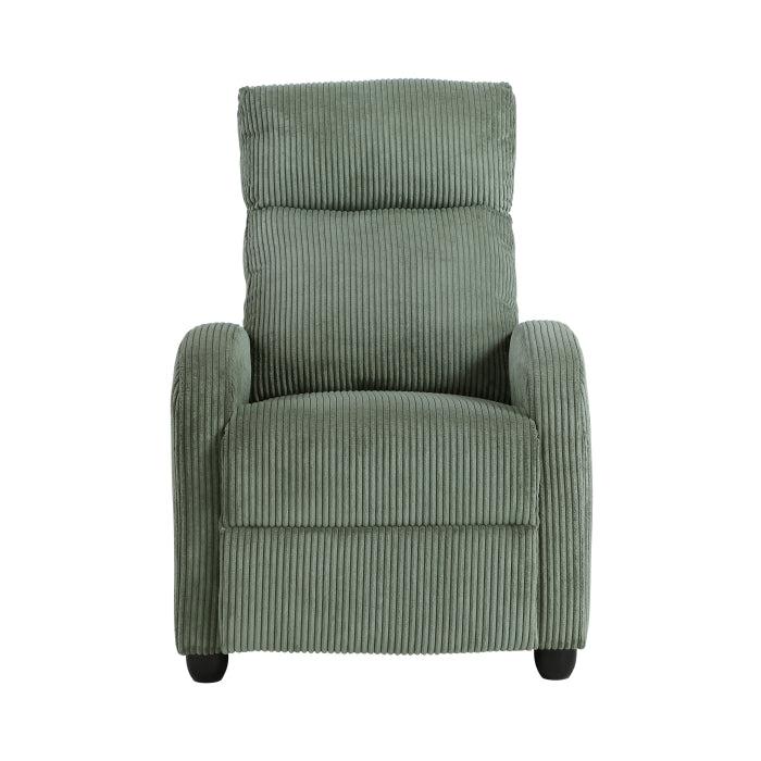 Homelegance 9588GRN-1PB Parsons Green Push Back Recliner