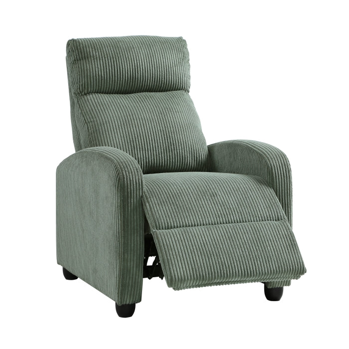 Homelegance 9588GRN-1PB Parsons Green Push Back Recliner