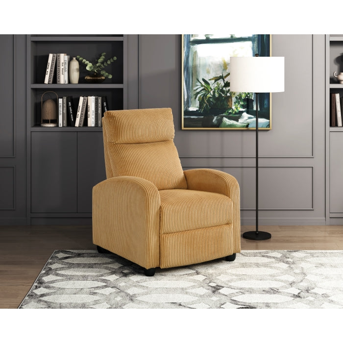 Homelegance 9588YLW-1PB Parsons Yellow Push Back Recliner