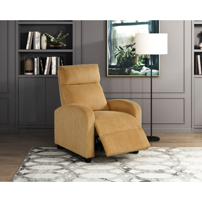 Homelegance 9588YLW-1PB Parsons Yellow Push Back Recliner