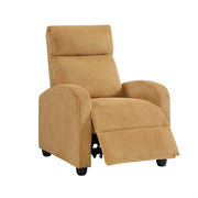 Homelegance 9588YLW-1PB Parsons Yellow Push Back Recliner