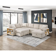 Homelegance 9630BE*42LRC Pompano Beige Sectional with Right Chaise