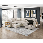 Homelegance 9630BE*42LRC Pompano Beige Sectional with Right Chaise