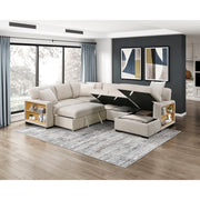 Homelegance 9630BE*42LRC Pompano Beige Sectional with Right Chaise