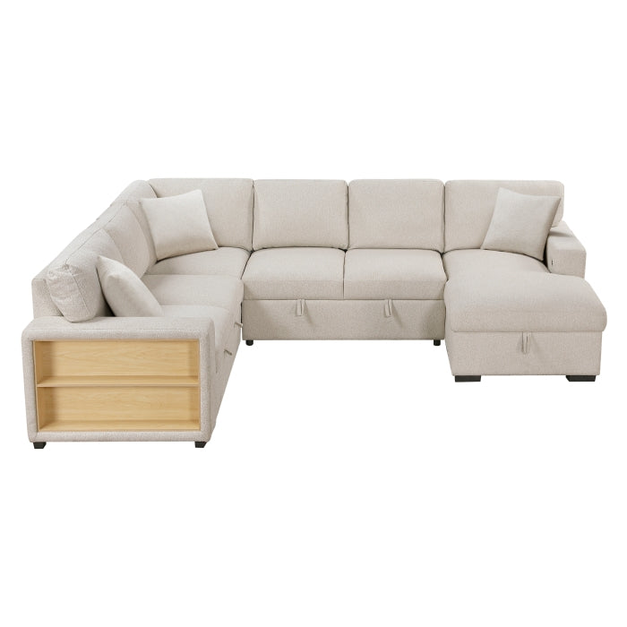 Homelegance 9630BE*42LRC Pompano Beige Sectional with Right Chaise