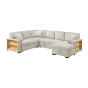 Homelegance 9630BE*42LRC Pompano Beige Sectional with Right Chaise