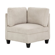 Homelegance 9650NBE*5SC Walterboro Beige 5 Piece Modular Sectional w/ Storage