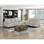 Homelegance 9733TAN-3 Tellot Tan Sofa