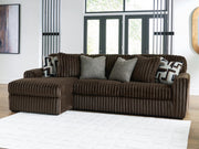 Ashley 98104S1 Midnight-Madness 2-Piece Sectional Sofa with LHF Chaise ( Special Order )