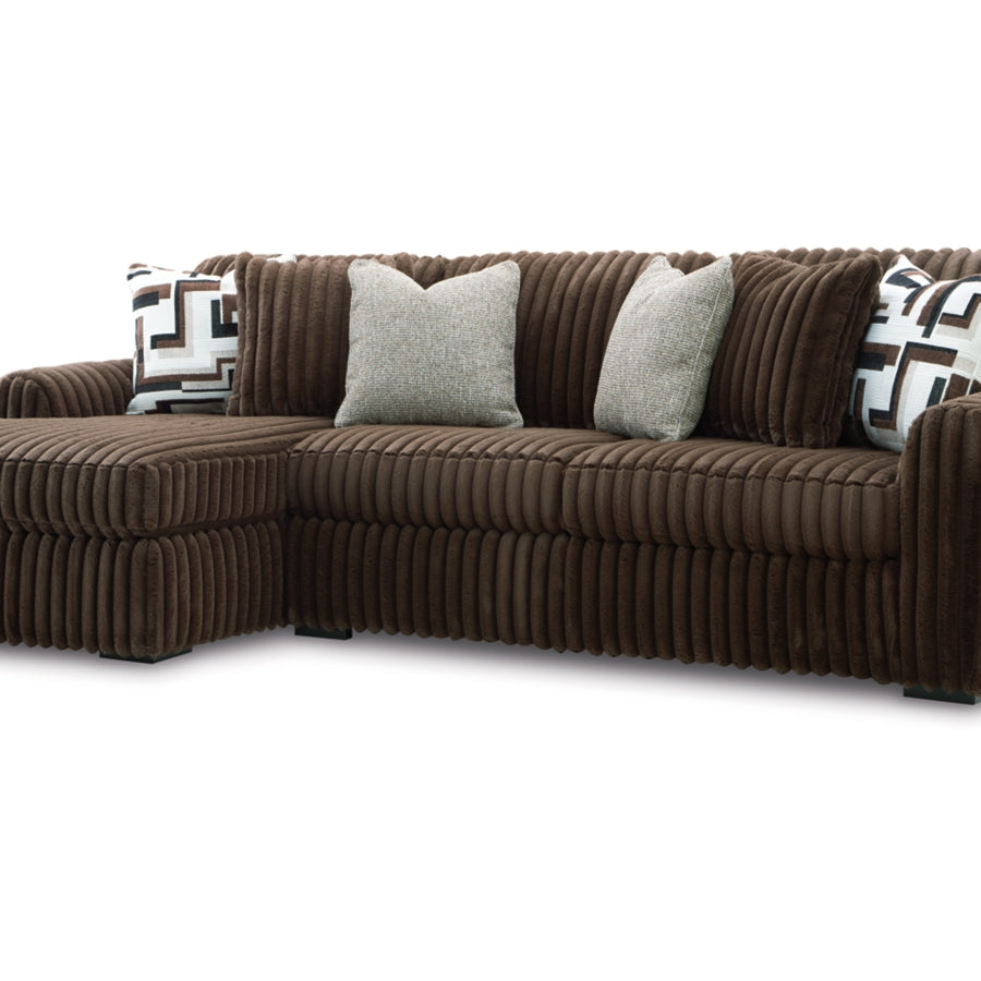 Ashley 98104S1 Midnight-Madness 2-Piece Sectional Sofa with LHF Chaise ( Special Order )