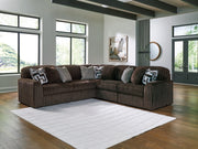 Ashley 98104S26 Midnight Madness Chocolate Modular 5 Piece Sectional ( Special Order )