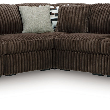 Ashley 98104S26 Midnight Madness Chocolate Modular 5 Piece Sectional ( Special Order )