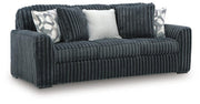 Ashley 9810538 Midnight Madness Gun Metal Sofa