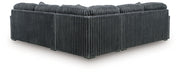 Ashley 98105S5 Midnight Madness Gun Metal 3-Piece Sectional