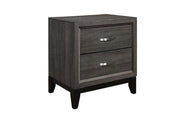 Homelegance 1645-4 Davi Gray Nightstand