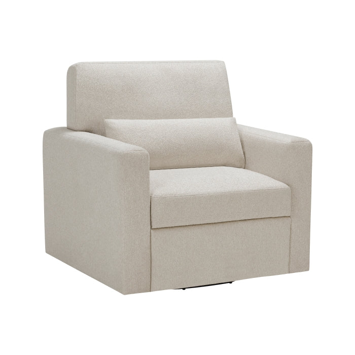 Homelegance 9630BE-1SW Pompano Beige Swivel Chair w/ Pillow