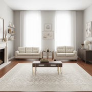 Ashley 2170835 / 838 Santorine Bone Leather Sofa & Loveseat Set