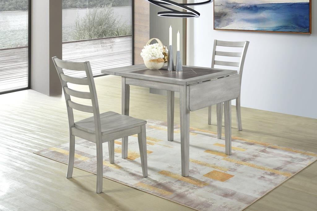 Urban Styles 1824/22 Arlington Tile Drop Leaf 3 Piece Dining Set