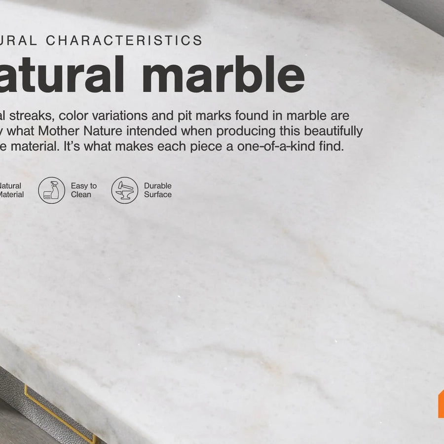 Ashley T789-2 Loyaska Marble Top Square End Table